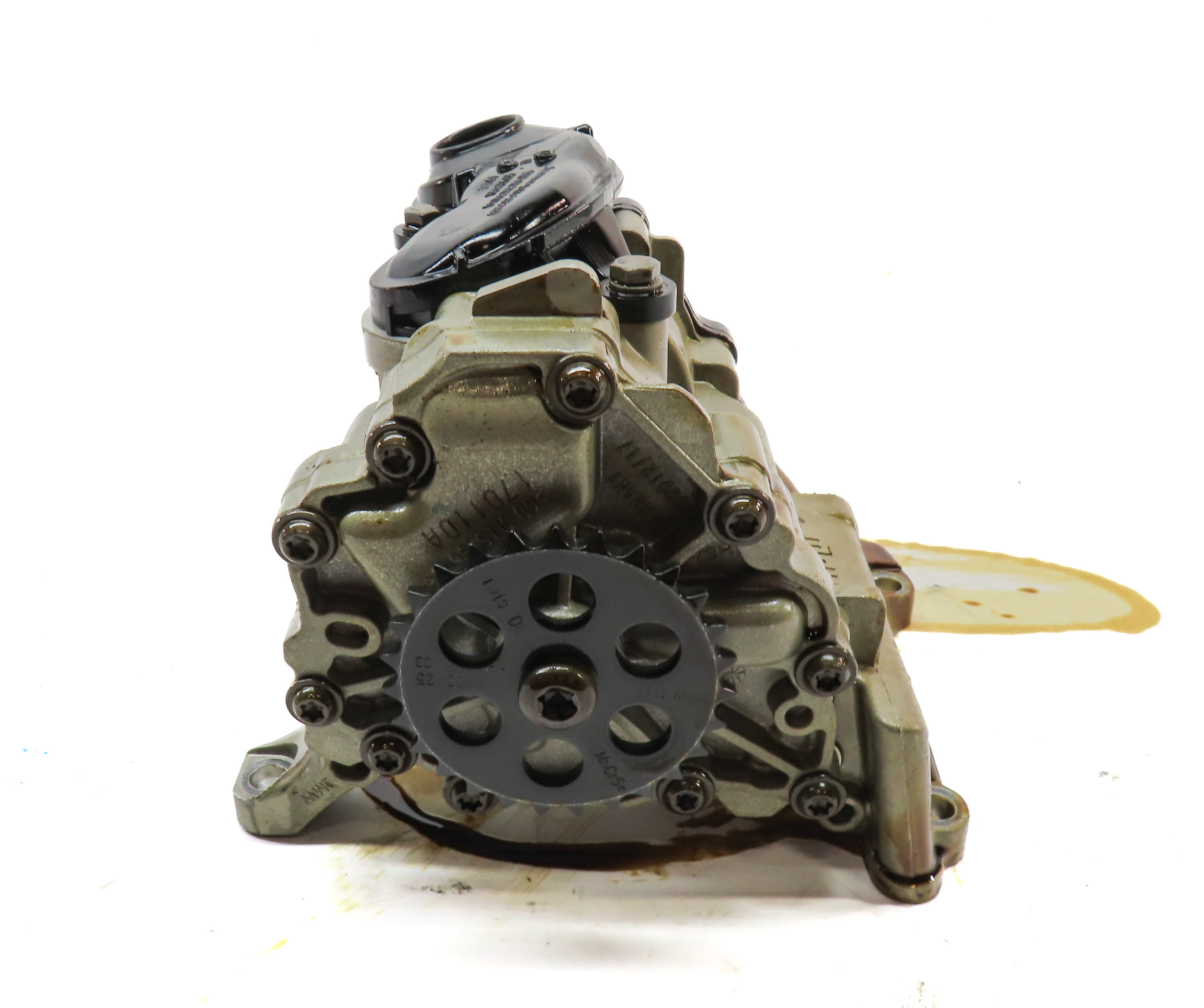 2017 BMW 330E HYBRID (F30) 2.0L B48B20A ENGINE SUMP OIL PUMP w/ PICKUP TUBE — exact item pictured